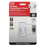 Prime TNIW060-RC White Indoor In-wall Turn Dial Select Spring Wound Timer. Fixed Price $16.55.