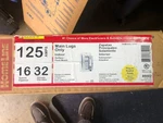 Square HOM1632L125PC Homeline 125-AMP 16-32 Space Indoor Flush With Cover.. Fixed Price $75.00.