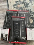 3X Cyberpower 12 Outlet Surge Protector 6 Ft Braided Cord Usb &2X Wall Mount. Fixed Price $159.97.
