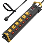 6-12 Outlet Individually Switched Metal Power STRIP,9FT CORD/14AWG/15AMP/1875W. Fixed Price $32.99.