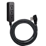 Cordinate Designer Extension Cord, 3-OUTLET 10-FOOT Black, 42024. Fixed Price $15.64.