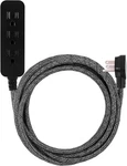 Cordinate Designer Extension Cord, 3-OUTLET 10-FOOT Black, 42024. Fixed Price $24.99.