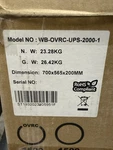 Wattbox WB-OVRC-UPS-2000-1 Desktop 230V 1400W Led Display Black Outlet. Fixed Price $799.00.