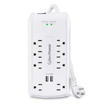 Cyberpower CSP806U Professional Surge Protector, 3000J/125V, 15A, Outlets,. Fixed Price $24.00.