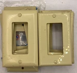 Pass & Seymour 320J, Leviton Unbreakable Outlet Wall Cover Plate Lot Of 7. Fixed Price $7.92.