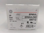 New Ge EP63ULC63 Circuit Breaker 686712 EP60UL 6KA 277/480 Vac Pole Din Rail. Fixed Price $49.95.