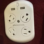 360 Electrical REVOLVE3.4 Surge Protector (36308) Rotating Outlets + 2 Usb-nib. Fixed Price $10.00.