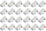 Me CT-010 15A 125V 1875W 6 Outlet White Side Entry Tap Adapter Plugs 24 Pack. Fixed Price $129.97.