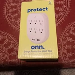 Onn Surge Protector Wall Tap W/6 Ac Outlets & Usb Ports, 125 V 15 A, White. Fixed Price $12.00.