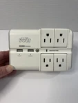 Hype Volt Usb 2.4A Charger And Outlet Plug On Wall Surge Protector. Fixed Price $7.92.