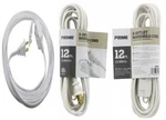 Prime Wire & Cable EC660612 12-FOOT 16/2 SPT-2 3-OUTLET Indoor Cord,white Pack. Fixed Price $7.99.