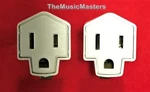 (2) Wall Plug Electrical Power Grounding Adapters 3 Prong Socket To. Fixed Price $10.99.