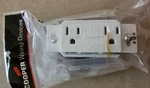Cooper Duplex 15A 125V Surgebloc Receptacle White W/ Audible Alarm 1208W New. Fixed Price $24.95.