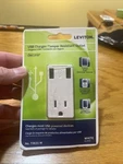 Leviton Usb Charger/tamper Resistant Outlet 15A-125V White #T5631-W Decora. Fixed Price $9.99.