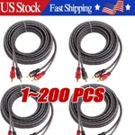 Rca Audio Cable Twisted Pair With Noise Reduction Interconnect Amp Wire Lot. Fixed Price $78.77.