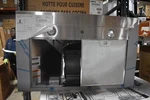 JVW5301SJSS 30" Stainless Wall Mount Chimney Range Hood Nob #27665 Bf Bp. Fixed Price $245.00.