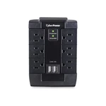 Cyberpower CSP600WSU Surge Protector 1200J/125V 6-AC Swivel Outlets Usb Plugs. Fixed Price $24.56.