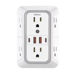 6 Outlet Extender Surge Protector Multi Plug Wall Adapter Usb Charger Ports With. Fixed Price $7.99.