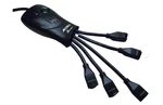 Accell Powersquid Flexible 5-OUTLET Surge Protector Very Good Condition. Fixed Price $22.00.