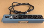 Sgl UL24CB-6 Waber Blue Power Strip With Outlets Tested. Fixed Price $16.99.