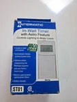 White Intermatic In-wall Timer Controls Lighting & Motor Loads Model ST01. Fixed Price $19.99.