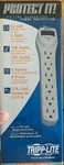 Tripp Lite TLP602 6-OUTLET Surge Protector (180 Joules, 2FT Cord). Fixed Price $11.00.
