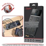 Rocketfish 8 Outlets +2 Usb Surge Protector (3600 Joules) 6-FT Cable. Fixed Price $19.63.
