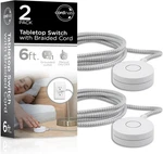 Extension Cord With Switch On/off Plug 2 Pack, 6 Ft Braided Power Outlet. Fixed Price $28.94.