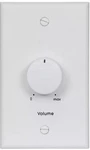 Lowell 25LVC-SW 25W Mono Volume Control With Rotary Dial, White Finish. Fixed Price $43.00.