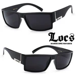 New Mens Locs Hardcore Black Gangster Cholo Flat Top Lowrider Sunglasses. Fixed Price $12.99.