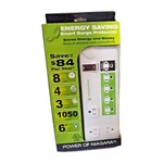 Energy Saving Smart Surge Protector 1050 Joules 8 Outlets 6' Power Of Niagara. Fixed Price $18.41.