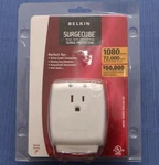 New Belkin F9H100-CW Surgecube 1080 Joule 120V Protector. Fixed Price $9.99.