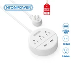Ntonpower Wall Mountable Usb Strip With Ports 3 Outlet Plugs. Fixed Price $16.14.