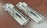 2 Zebra F301 Compact Capped Ballpoint Stainless Steel Retractable Pen Fine. Fixed Price $10.99.