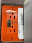 Leviton 8280-IGO Duplex Hospital Receptacle Surge W/light & Alarm Orange 15A. Fixed Price $28.16.