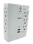 Bestten Surge Protector 6-OUTLET Usb Swivel Power Strip 15A 125V 60HZ 1875W. Fixed Price $19.95.