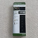 Woods Outlet Black Surge Protector Strip With 10 Ft. Cord. Fixed Price $10.00.