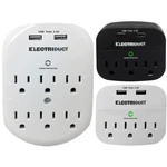 Power & Usb Charging Wall Mount Adapter Surge Protectors - Black White. Fixed Price $14.49.
