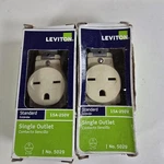 Leviton 5029 Single Outlet 15A 250V Ivory 6-15R Receptacle Lot Of. Fixed Price $14.99.