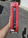 8 Ft. 14/3 Heavy Duty 6-OUTLET 2100 Joule Surge Protector, Black **new In Box**. Fixed Price $24.99.