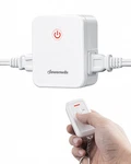 Dewenwils Indoor Remote Control Outlet, 2 Side Outlets, No INTERFERENCE,100FT. Fixed Price $21.99.