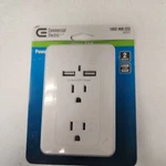 Commercial Electric 2-OUTLET Usb Wall Tap White 1002 468 223 New. Fixed Price $17.27.