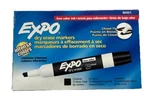 Expo Low Odor Chisel Tip Dry Erase Markers Black 12 Pack. Fixed Price $10.99.