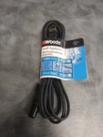 Woods 6 Ft. Mini Plug Appliance Cord 0294 Black 18/2 - 10A 125V 1250W *new*. Fixed Price $12.49.
