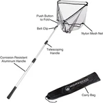 Wakeman 80" Fishing Net Telescoping Handle Collapsible Adjustable Landing. Fixed Price $39.99.