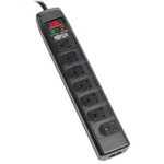 Tripp Lite 6FT 7 Outlet 1440 Joule Surge Protector - Black. Fixed Price $47.43.