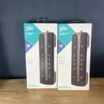 360 Electrical Producer 12-OUTLET Surge Strip W/ 3.4A 2-PORT Usb, Black. Fixed Price $40.00.