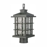Home Decorators Summit Ridge Zinc Led Outdoor Post Mount Lantern. Fixed Price $69.99.