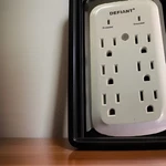 Defiant YLCT-30 Surge Protected White Portable 6-OUTLET Wall Tap Protector. Fixed Price $12.00.