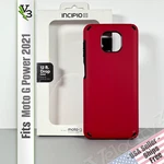 Incipio Duo Case For Motorola G Power 2021 - Red & Black Slim, Sleek Smooth. Fixed Price $14.85.